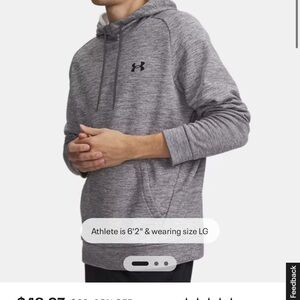 Brand New with Tags NWT Under Armour Heather Gray Pullover